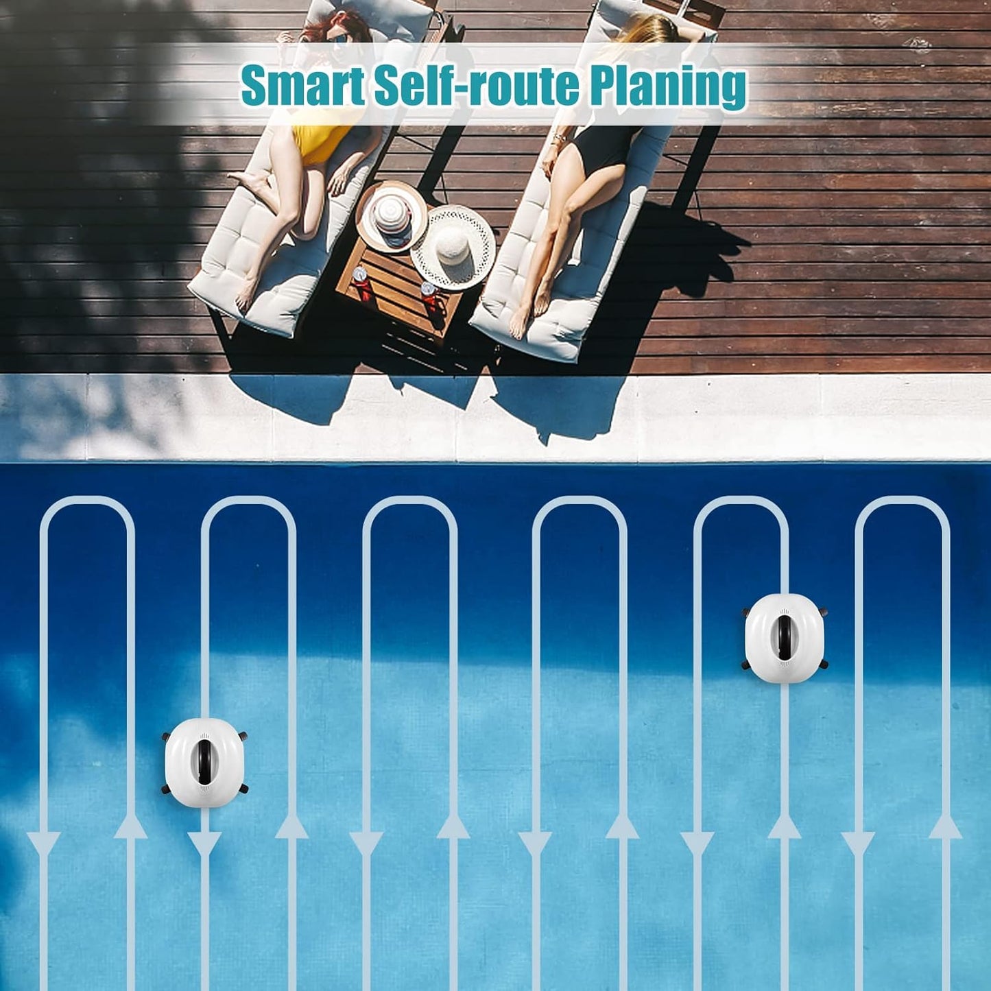 Blossom PC2332 Cordless Pool Robot Cleaner