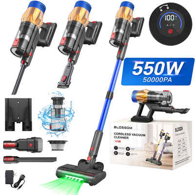 Blossom V18 Cordless Vacuum 50KPa – 550W 60min OLED Display Blue
