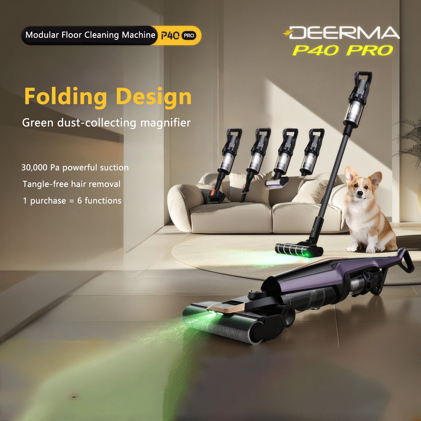 Deerma P40 Pro W Wet Dry Vacuum Cleaner