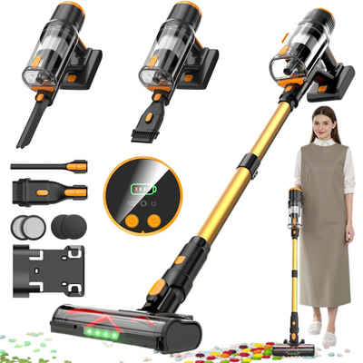 Blossom DSV112A Cordless Vacuum 55KPa – 550W 65min Display Yellow