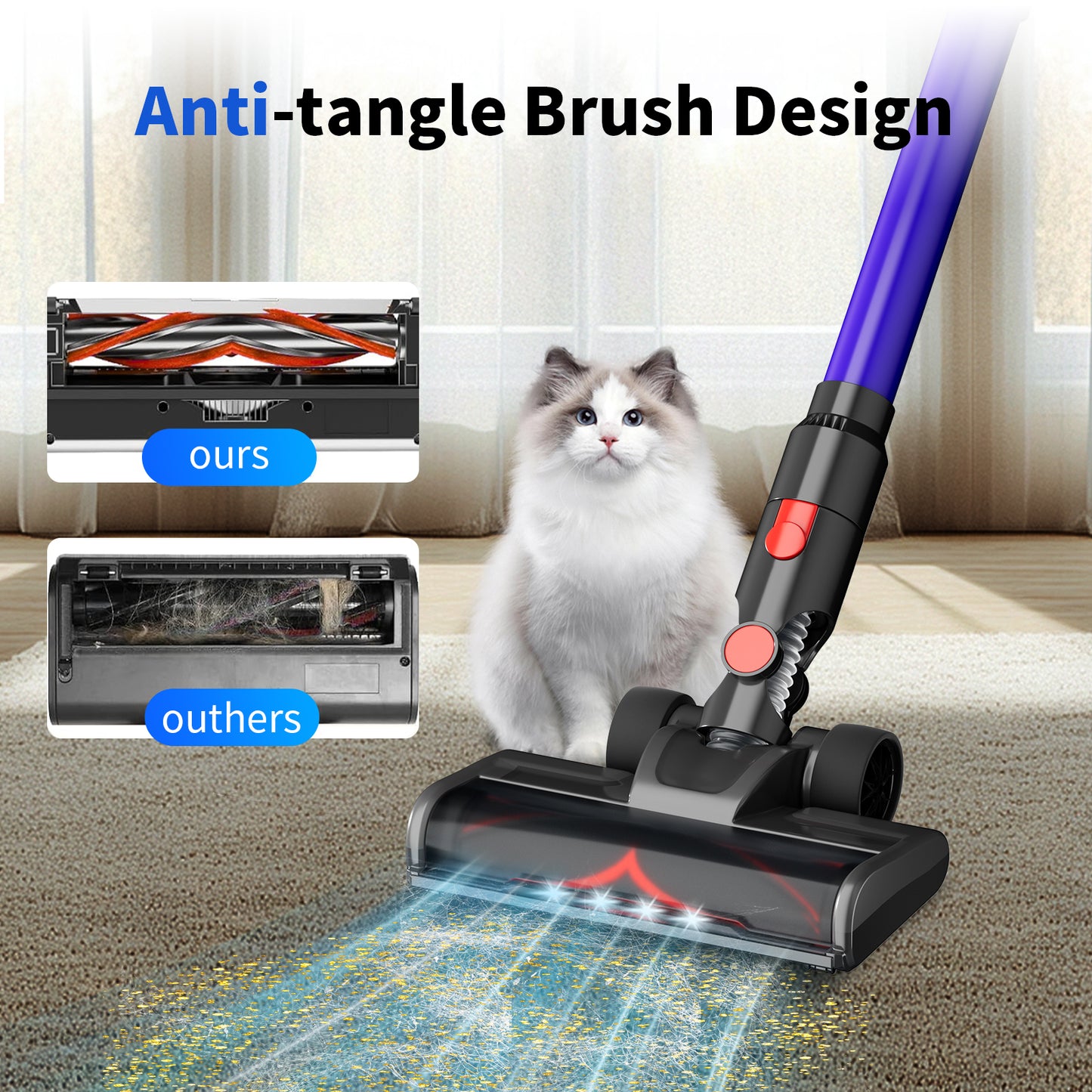 Blossom V22 Cordless Vacuum Cleaner Purple