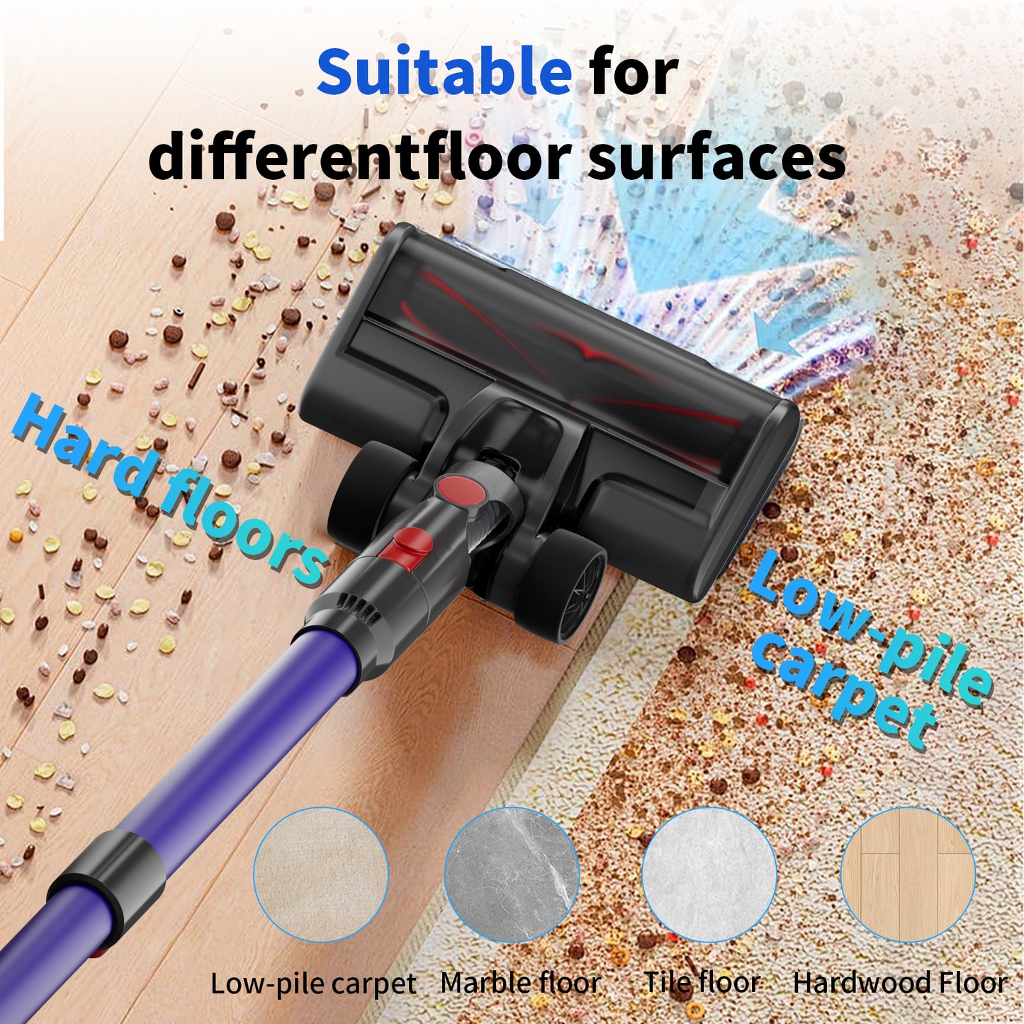 Blossom V22 Cordless Vacuum Cleaner Purple