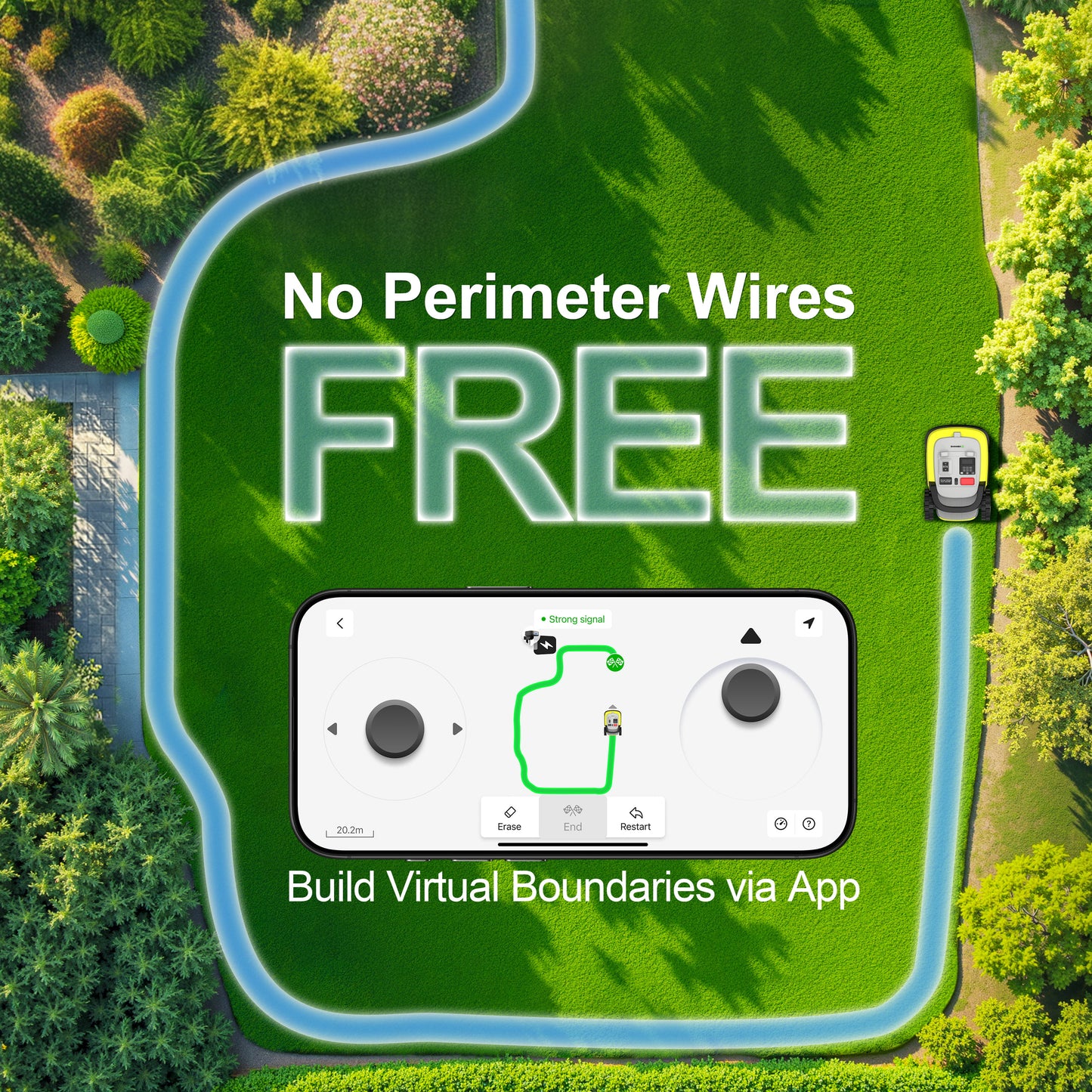 UBHOME M10 Robot Lawn Mower