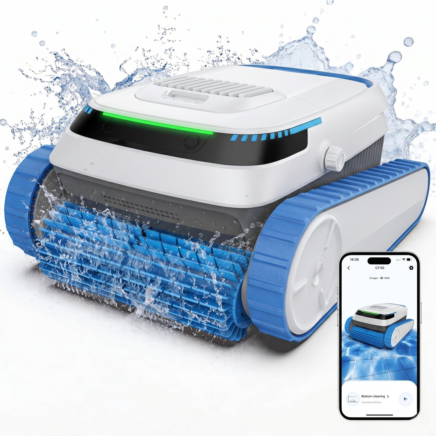 AIRROBO PC20 Robotic Pool Cleaner - app control