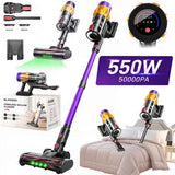 Blossom V18 Cordless Stick Vacuum 50KPa – 550W Lightweight for Pet Hair
