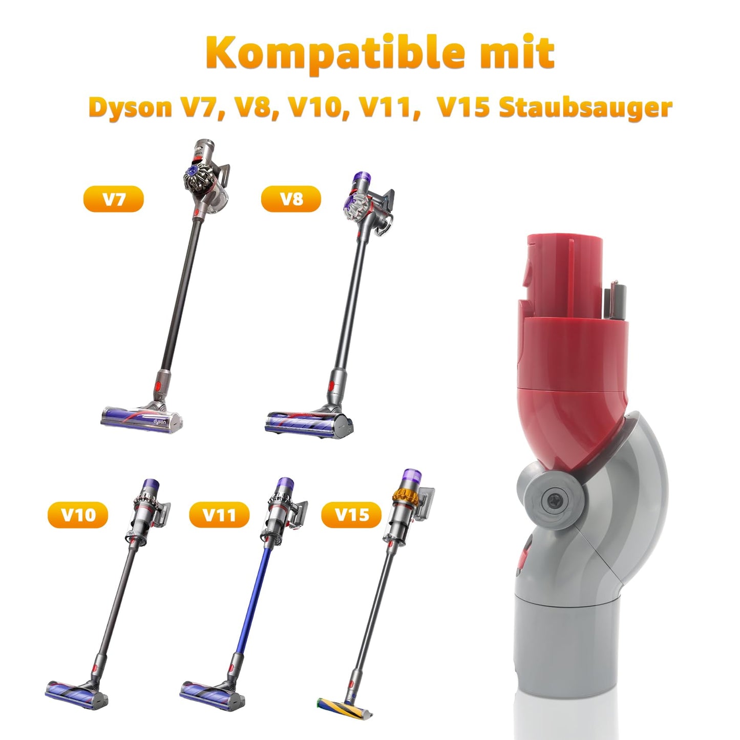 Quick Release Adapter Compatible with Dyson V7, V8, V10, V11, V15